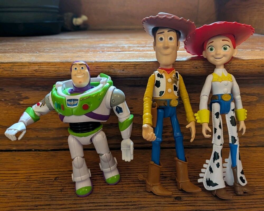 Toy Story Woody and Jessie And Buzz Figure Disney Pixar Mattel Set